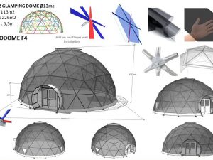 130m2 PILNAI SKAIDRUS  Ø13m H6,5m | MOBILUS