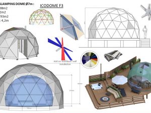 38m2 GLAMPING NAMAS Ø7m ICO F3 H4,2m