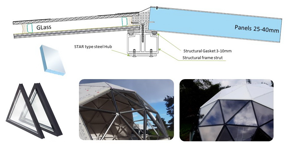 50m2 MODULINĖ STUDIJA Ø8m H4m | SEGMENTINIS