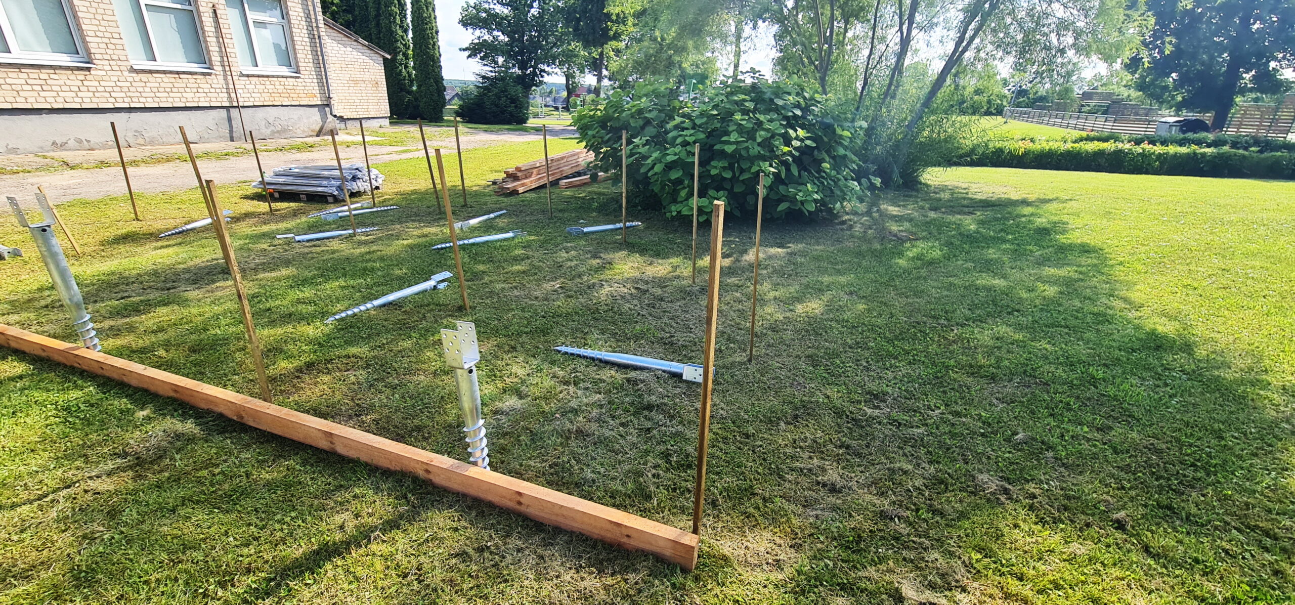 50m2 Lauko Klasė Ø8m Kupolas | Riešės pagrindinė mokykla