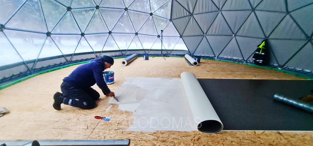 50m2 Lauko Klasė Ø8m Kupolas | Šalčininkų specialioji mokykla