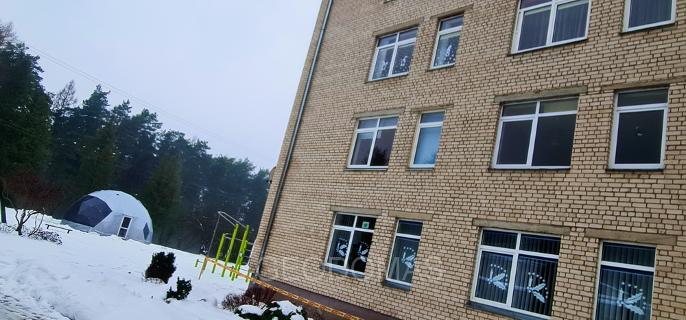 50m2 Lauko Klasė Ø8m Kupolas | Šalčininkų specialioji mokykla