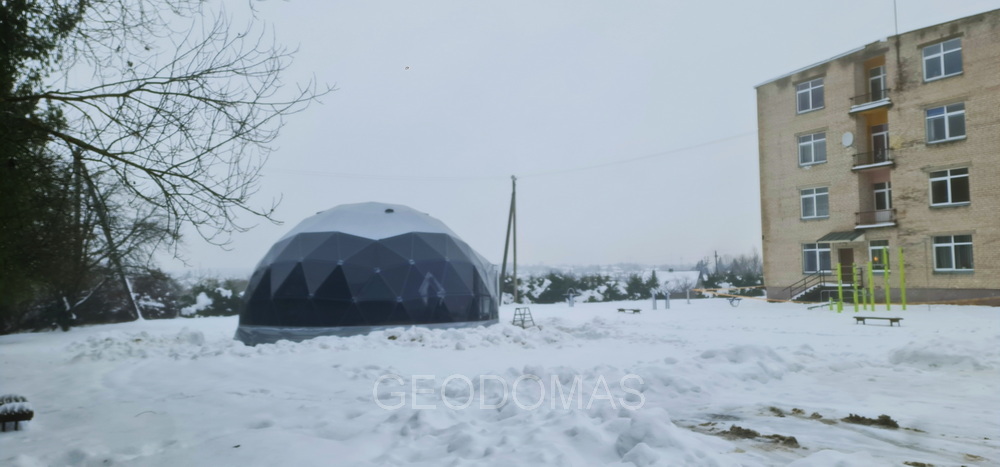 50m2 Lauko Klasė Ø8m Kupolas | Šalčininkų specialioji mokykla