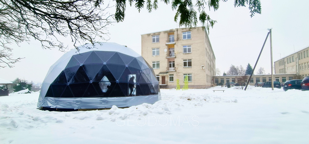 50m2 Lauko Klasė Ø8m Kupolas | Šalčininkų specialioji mokykla