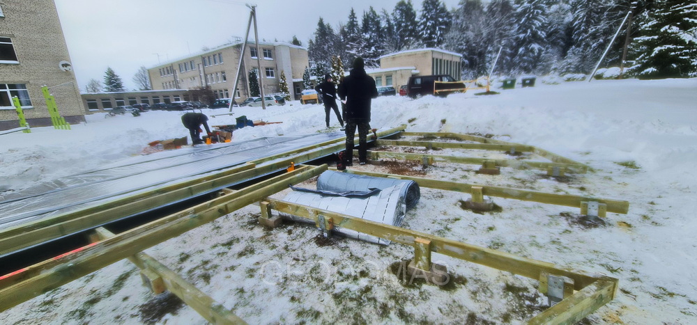 50m2 Lauko Klasė Ø8m Kupolas | Šalčininkų specialioji mokykla
