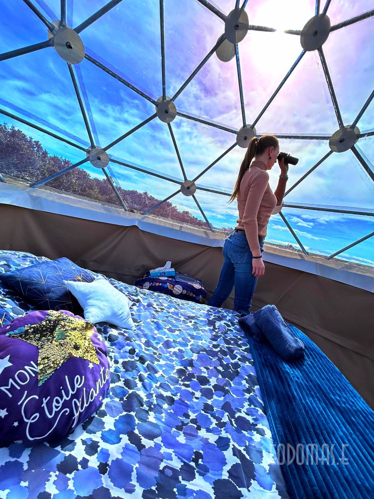 CRYSTAL KAPSULĖ & 28m2 GLAMPING KUPOLAI | Astronarium.Fr