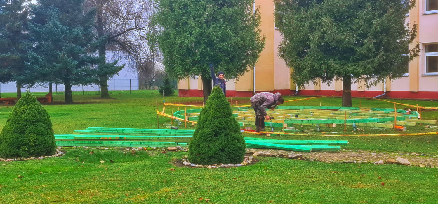 50m2 STIKLINĖ Lauko Klasė Ø8m Kupolas | Pasvalio Svalios progimnazija