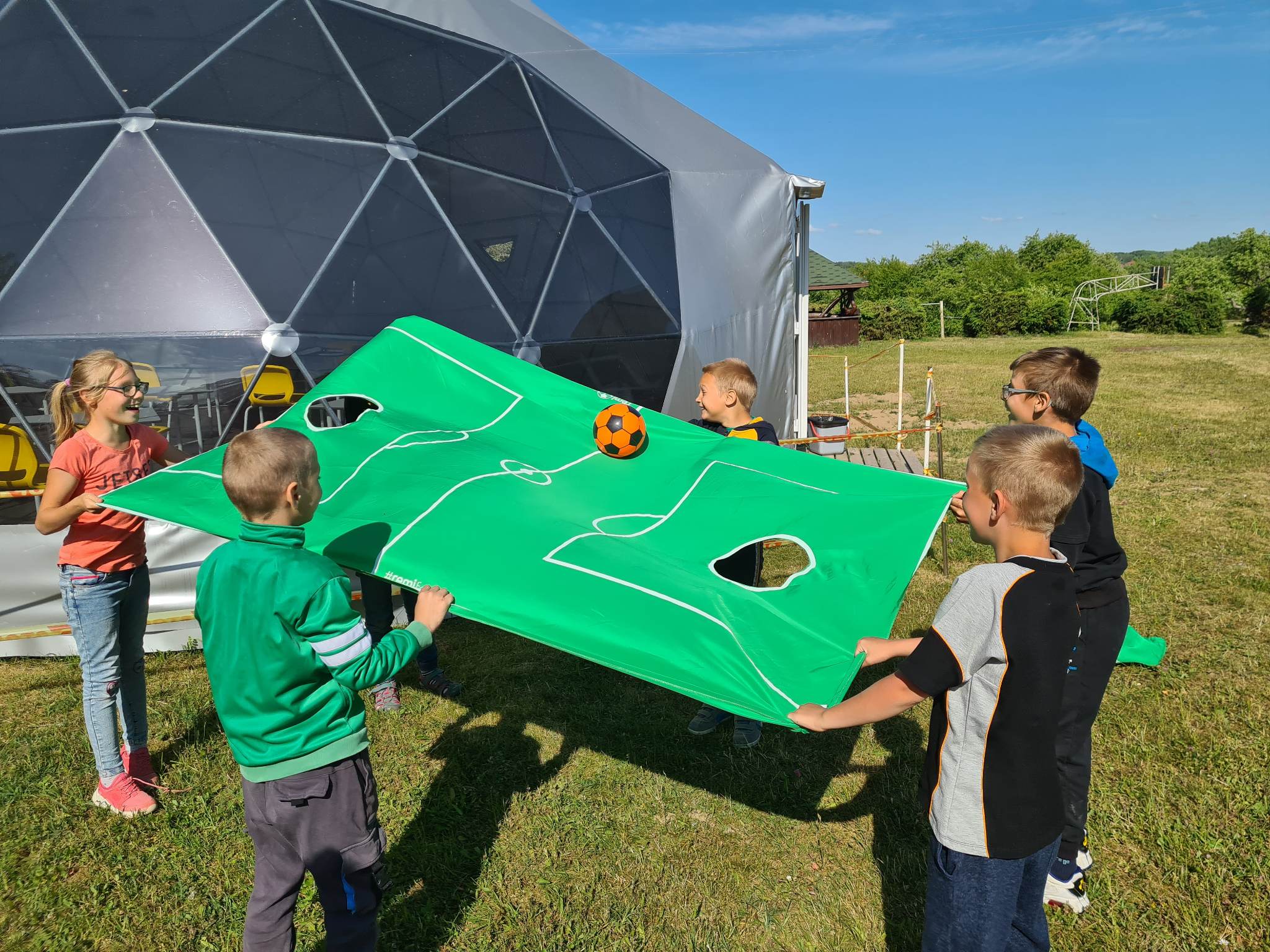 50m2 Lauko Klasė Ø8m Kupolas | Šalčininkų specialioji mokykla