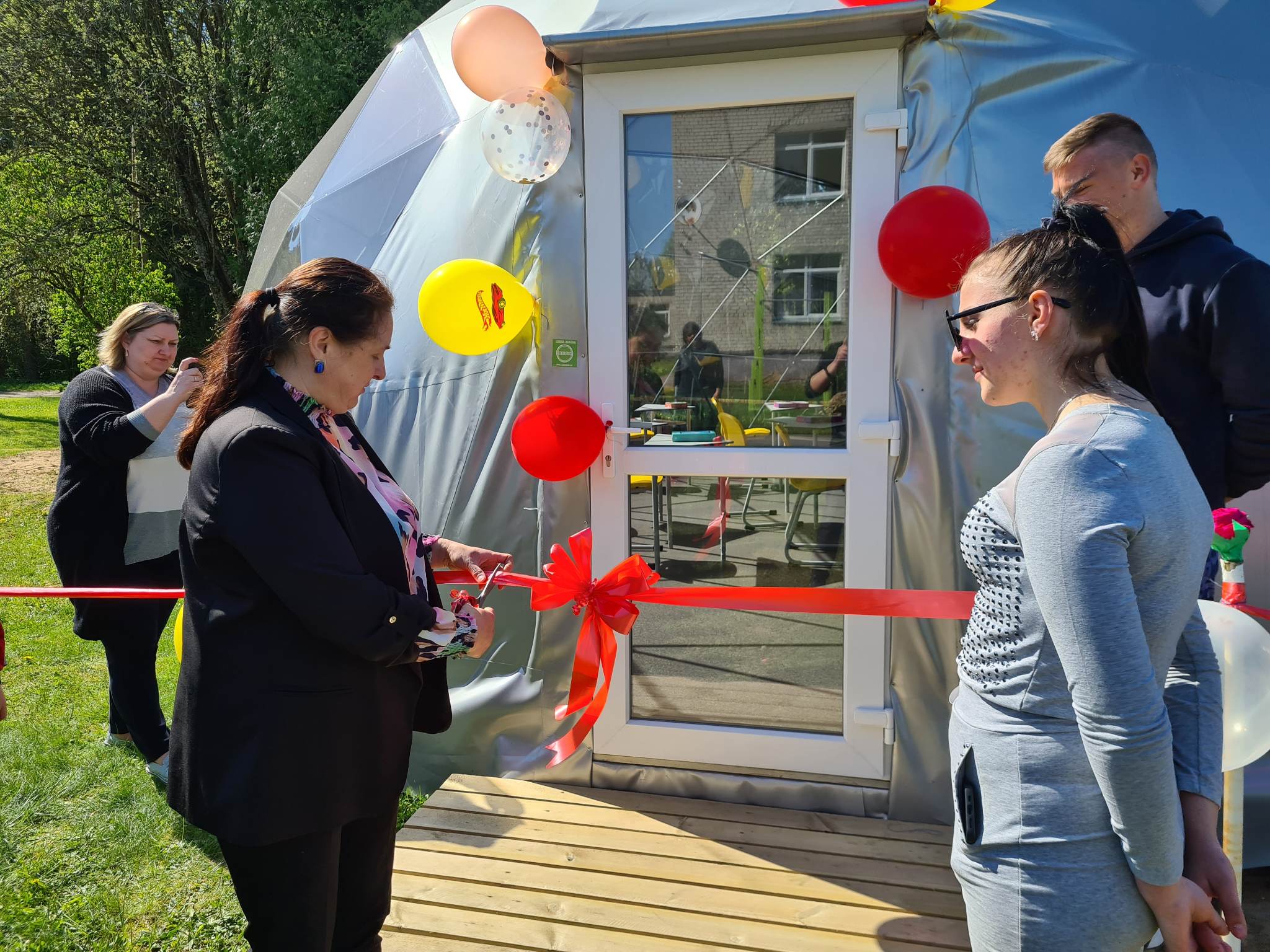 50m2 Lauko Klasė Ø8m Kupolas | Šalčininkų specialioji mokykla