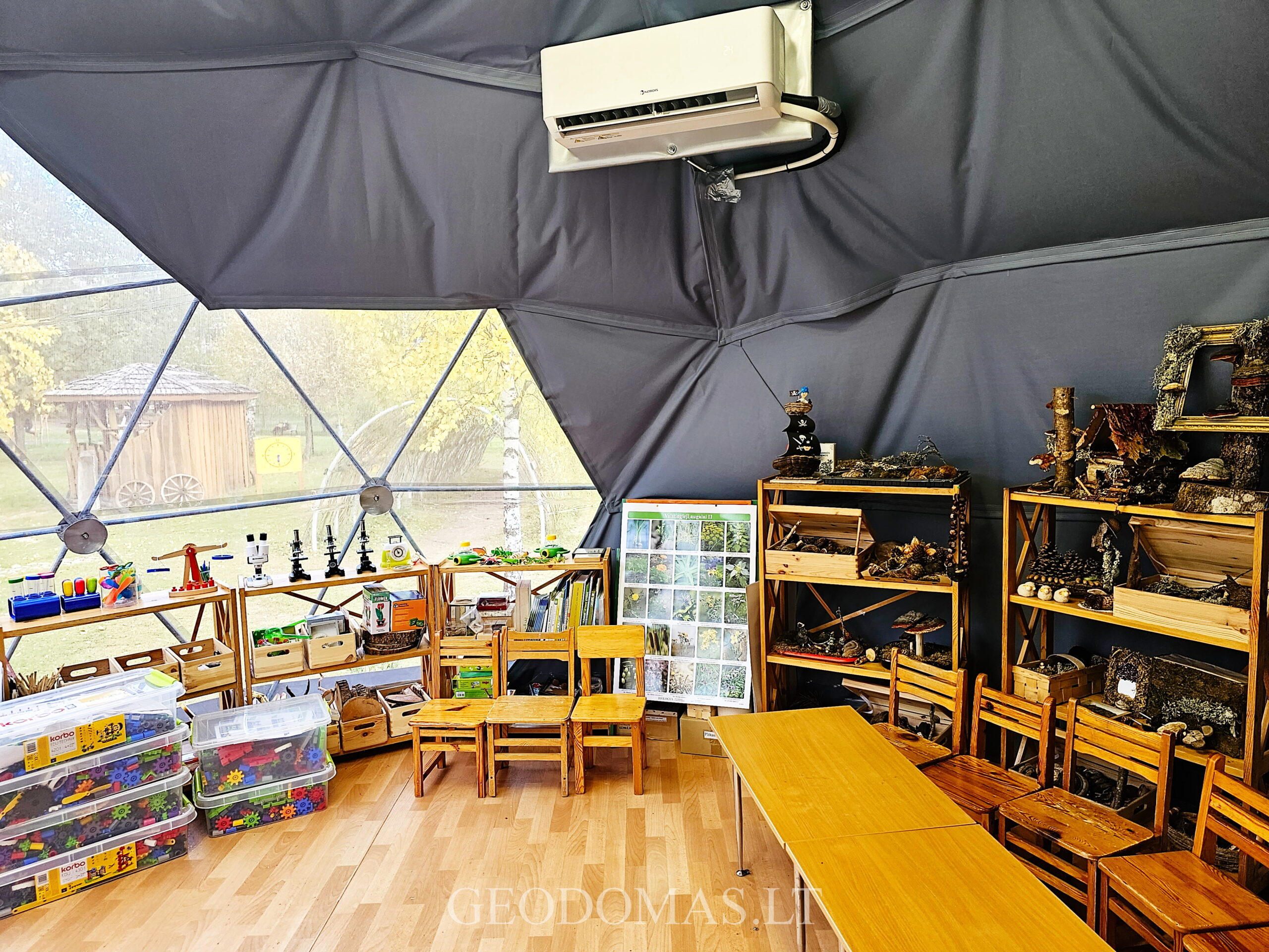 28m² Lauko Klasė Ø6m kupolas | Vilniaus “Žilvinėlio” lopšelis-darželis