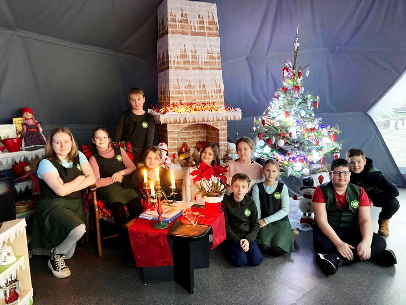 50m2 Lauko Klasė Ø8m Kupolas | Priekulės Ievos Simonaitytės gimnazija