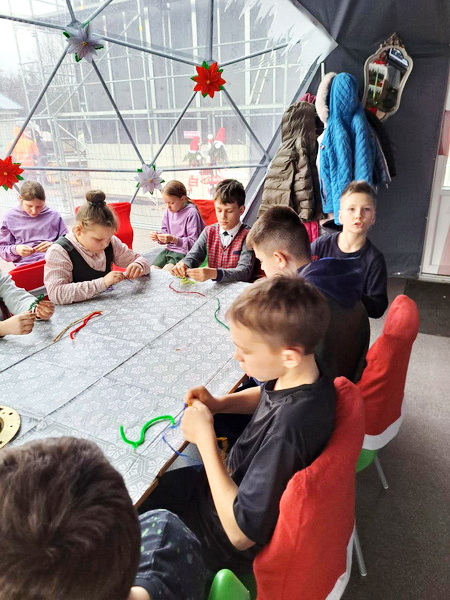 50m2 Lauko Klasė Ø8m Kupolas | Priekulės Ievos Simonaitytės gimnazija