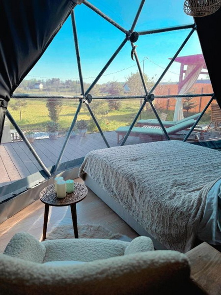 35m² “Sętnowa” Poilsiavietė Ø6,7m Kupolai | Sitno, Lenkija