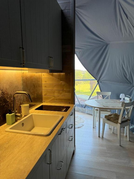 35m² “Sętnowa” Poilsiavietė Ø6,7m Kupolai | Sitno, Lenkija