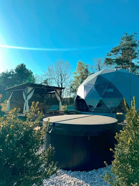 35m² “Sętnowa” Poilsiavietė Ø6,7m Kupolai | Sitno, Lenkija