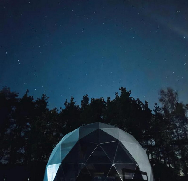35m² “Sętnowa” Poilsiavietė Ø6,7m Kupolai | Sitno, Lenkija