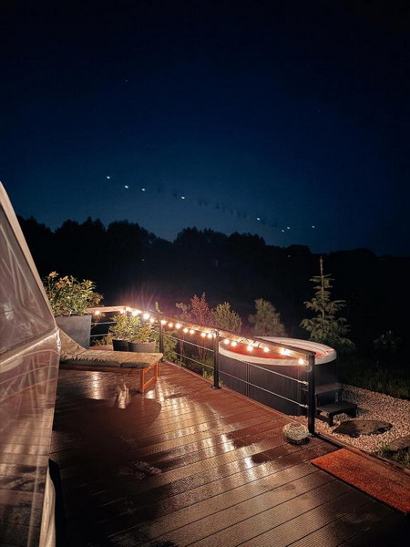 35m² “Sętnowa” Poilsiavietė Ø6,7m Kupolai | Sitno, Lenkija