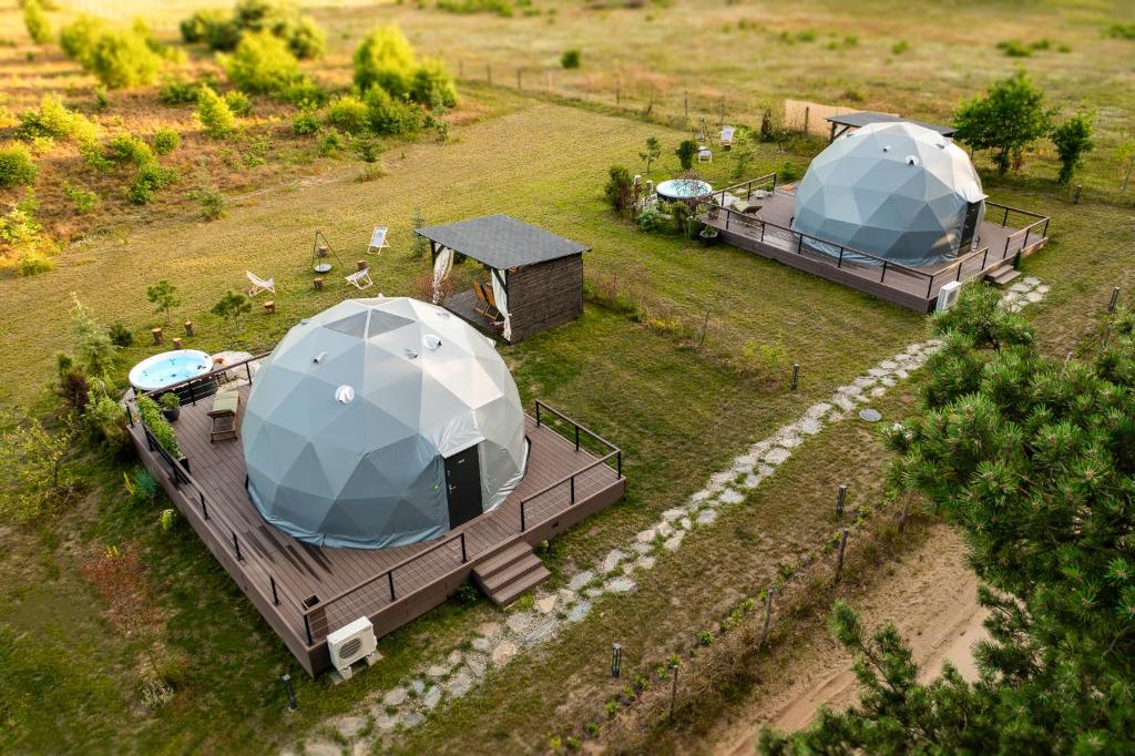 35m² “Sętnowa” Poilsiavietė Ø6,7m Kupolai | Sitno, Lenkija