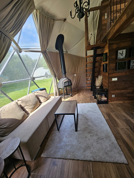 35m2 x4 Kupolai Žvaigždžių Slėnis Ø6,7m | Sližiai, Ukmergė